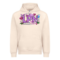 Sandshell Valentine LPN Urban Hoodie - CowhideDigitalArt