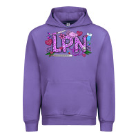 Tulip Valentine LPN Urban Hoodie - CowhideDigitalArt