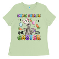 Matcha dead inside but it's easter Ladies Tee - MaliasSmallBusiness