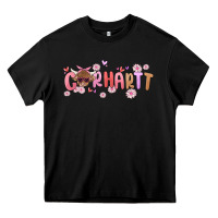 Black carhartt cow valentines day Heavy Core Tee - MaliasSmallBusiness