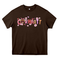 Chocolate Brown carhartt cow valentines day Heavy Core Tee - MaliasSmallBusiness