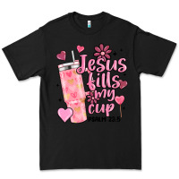 Black valentine jesus fills my cup Premium Tee - MaliasSmallBusiness