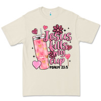 Bone valentine jesus fills my cup Premium Tee - MaliasSmallBusiness