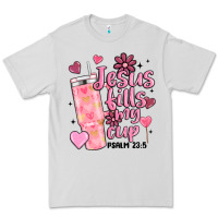 Valentine Jesus Fills My Cup Premium Tee | Teevron