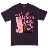 Plum valentine jesus fills my cup Premium Tee - MaliasSmallBusiness