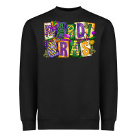 Black mardi  gras Heavyweight Sweatshirt - CowGirlArtShop