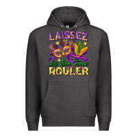 Charcoal Heather Laissez les bon temps rouler Premium Hoodie - FaDigitalArtStudio
