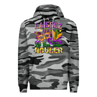 Slate Camo Laissez les bon temps rouler Premium Hoodie - FaDigitalArtStudio