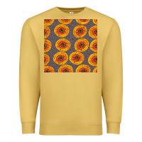 Antique Gold african fabric seamless pattern Premium Sweatshirt - BundleAndBundleShop
