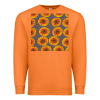 Carrot african fabric seamless pattern Premium Sweatshirt - BundleAndBundleShop