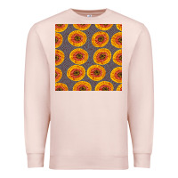Pale Pink african fabric seamless pattern Premium Sweatshirt - BundleAndBundleShop