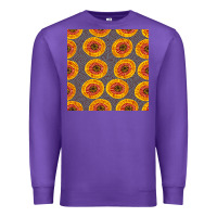 Purple african fabric seamless pattern Premium Sweatshirt - BundleAndBundleShop