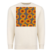 Sandshell african fabric seamless pattern Premium Sweatshirt - BundleAndBundleShop