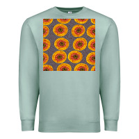 Seafoam african fabric seamless pattern Premium Sweatshirt - BundleAndBundleShop