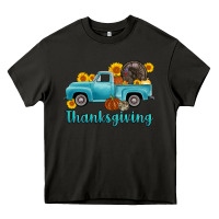 Asphalt thanksgiving truck turkey Heavy Core Tee - AdoDesignShop