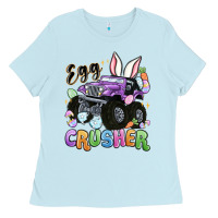 Baby Blue egg crusher Ladies Tee - MaliasSmallBusiness