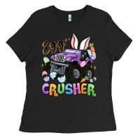 Black egg crusher Ladies Tee - MaliasSmallBusiness