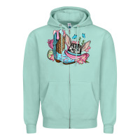 Easter Cowboy Boots Hat Zipper Hoodie | Teevron