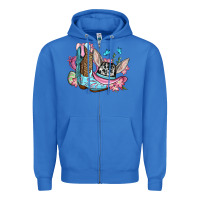 True Royal Easter cowboy boots hat Zipper Hoodie - OliviaCreatesArt