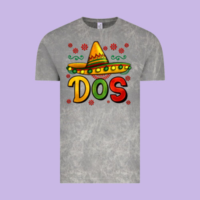 Dos My Second Mexican Birthday Vintage Tee Designed By Jasminsmagicworld