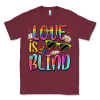 Burgundy love is blind Classic Tee - Artiststas