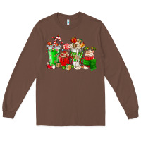 Chestnut Christmas coffee cup Long Sleeve Tee - NancyCooperArtShop