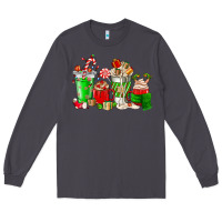 Smoke Christmas coffee cup Long Sleeve Tee - NancyCooperArtShop