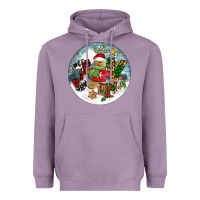 Lavender Joy gingerbread Heavyweight Hoodie - FaDigitalArtStudio