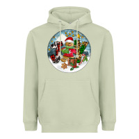 Matcha Joy gingerbread Heavyweight Hoodie - FaDigitalArtStudio