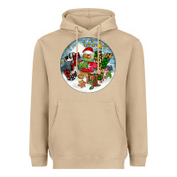 Mushroom Joy gingerbread Heavyweight Hoodie - FaDigitalArtStudio