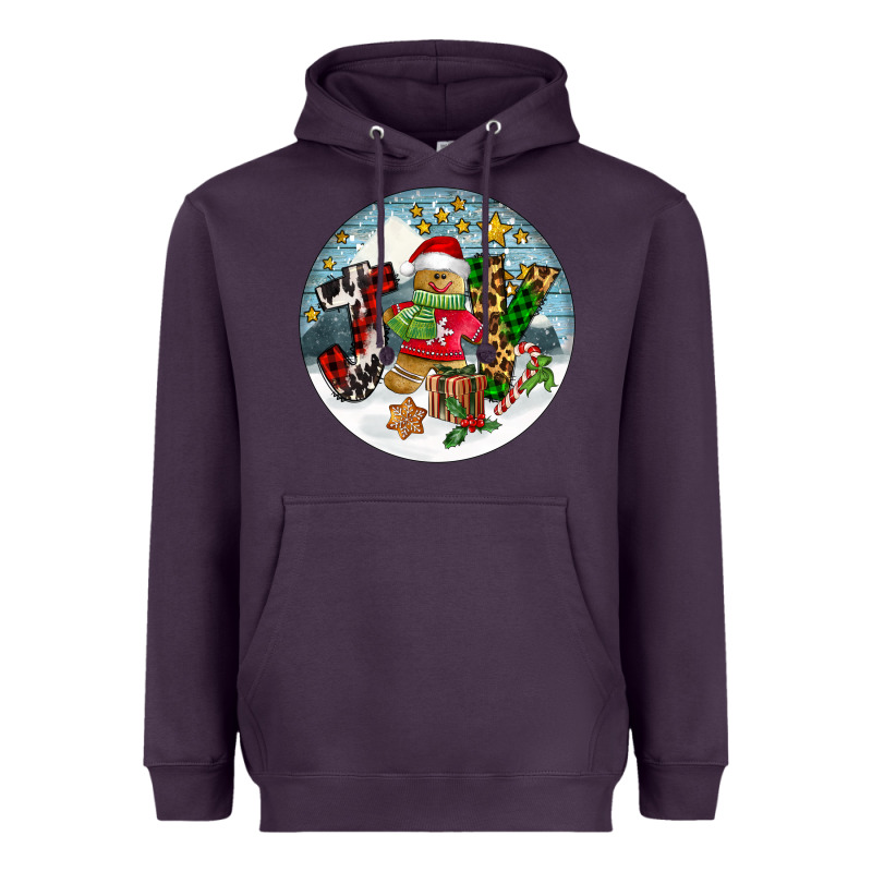 Joy Gingerbread Heavyweight Hoodie by FaDigitalArtStudio | Teevron