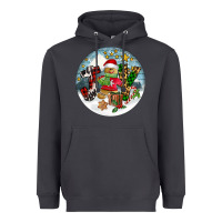 Smoke Joy gingerbread Heavyweight Hoodie - FaDigitalArtStudio
