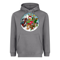 Storm Joy gingerbread Heavyweight Hoodie - FaDigitalArtStudio