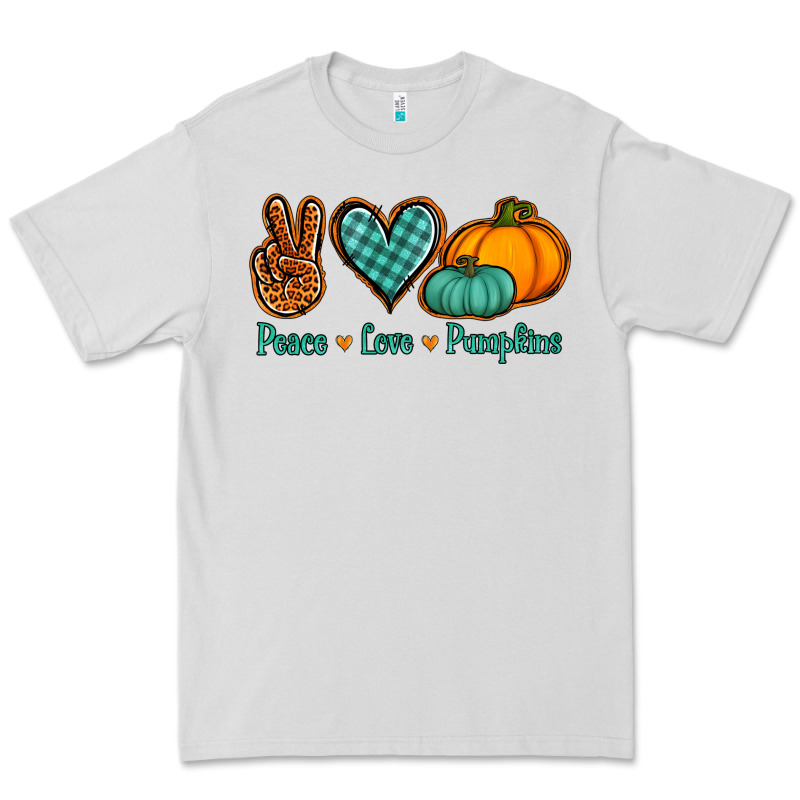 Peace Love Pumpkins Premium Tee by NancyCooperArtShop | Teevron