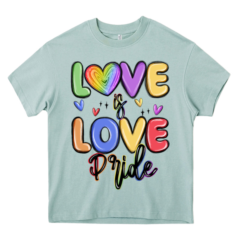 Love Is Love Pride Heavy Core Tee by MaliasSmallBusiness | Teevron