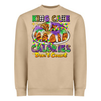 Mushroom king cake calories dont count mardi gras Heavyweight Sweatshirt - CowGirlArtShop