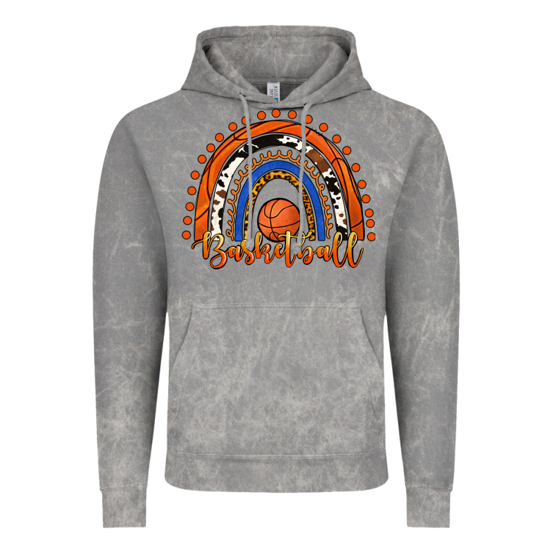 Basketball Rainbow Vintage Hoodie by RanaPortraitStore | Teevron
