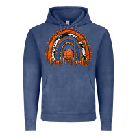 Vintage Denim Basketball Rainbow Vintage Hoodie - RanaPortraitStore