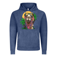 Vintage Denim camel with oasis Vintage Hoodie - BarkalooDesign