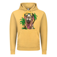 Vintage Mustard camel with oasis Vintage Hoodie - BarkalooDesign