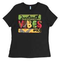 Juneteenth Vibes Only Ladies Tee | Teevron