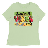 Matcha juneteenth vibes only Ladies Tee - MaliasSmallBusiness