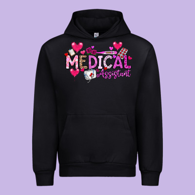 Valentine Medical Assistant Urban Hoodie Designed By Cowhidedigitalart