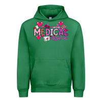 Emerald Valentine Medical Assistant Urban Hoodie - CowhideDigitalArt