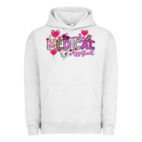 Pigment Lunar Rock Valentine Medical Assistant Urban Hoodie - CowhideDigitalArt