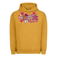 Pigment Peanut Butter Valentine Medical Assistant Urban Hoodie - CowhideDigitalArt