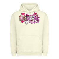 Pigment Pistachio Valentine Medical Assistant Urban Hoodie - CowhideDigitalArt