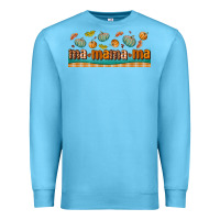 Ocean Blue fall mama libbey glass Premium Sweatshirt - BundleAndBundleShop