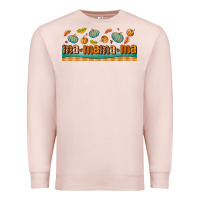 Pale Pink fall mama libbey glass Premium Sweatshirt - BundleAndBundleShop