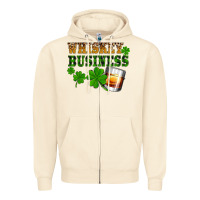 Sandshell St. Patrick's Day whiskey business Zipper Hoodie - OliviaCreatesArt